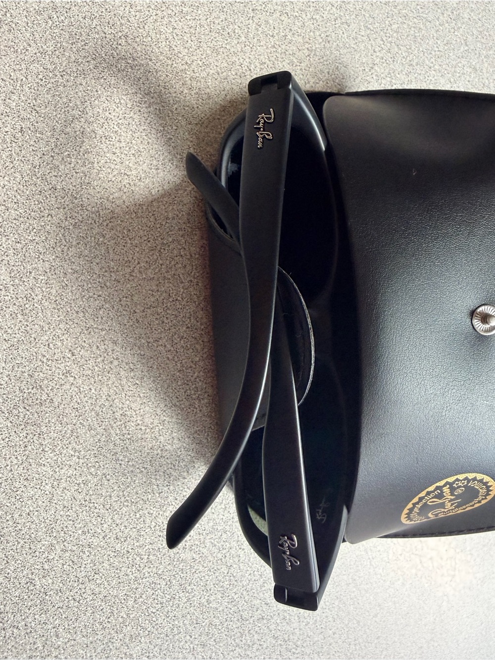 Ray-Ban Predator Polarized Sunglasses Matte Black Green Lens RB4033 601-S/48 - Picture 12 of 12